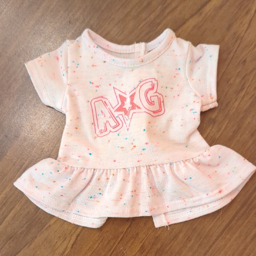 American Girl Doll Shirt with Multicolor Speckles